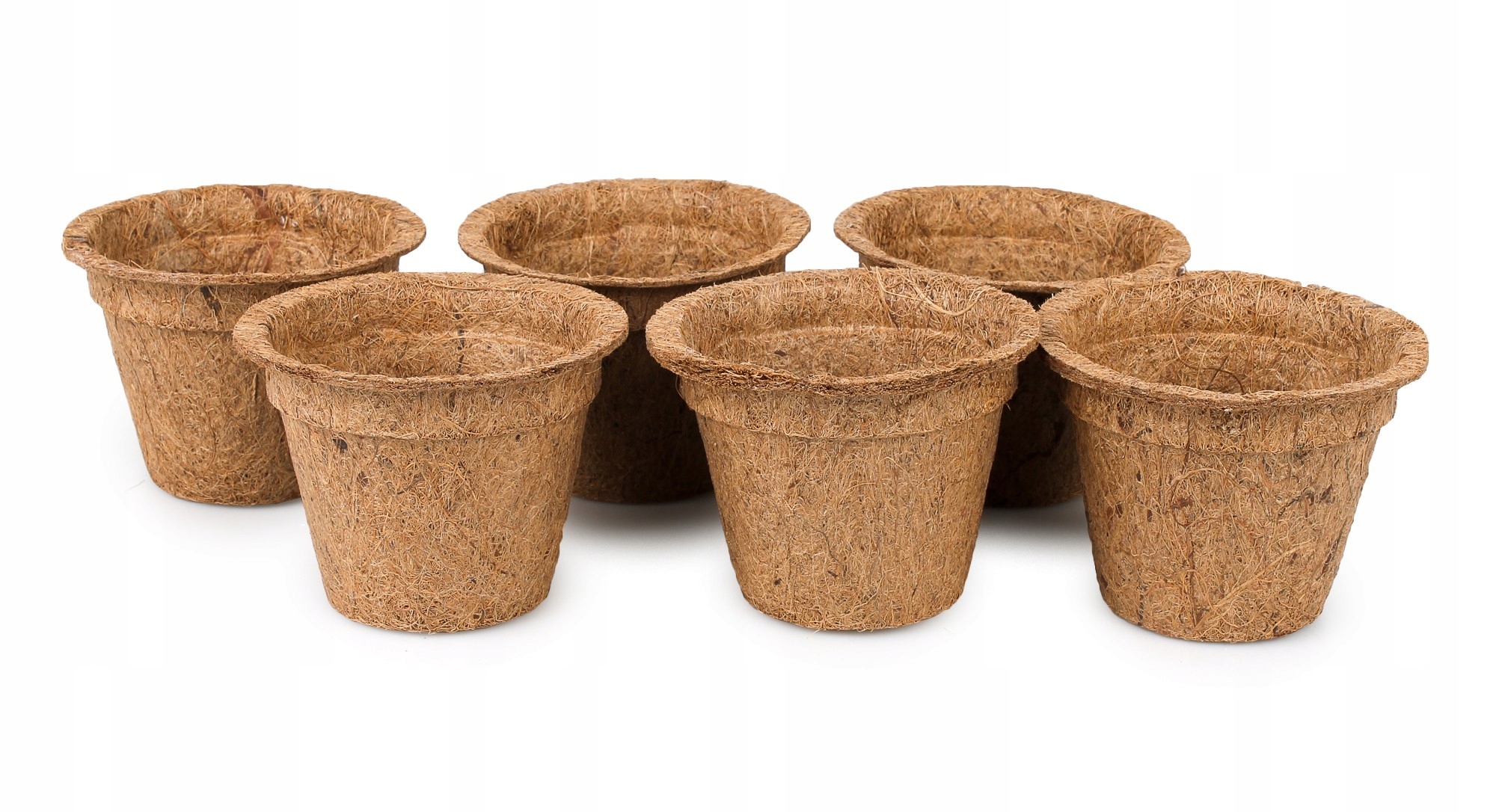 

6x Naturalna Doniczka Kokosowa Ø10x8 cm 400 ml