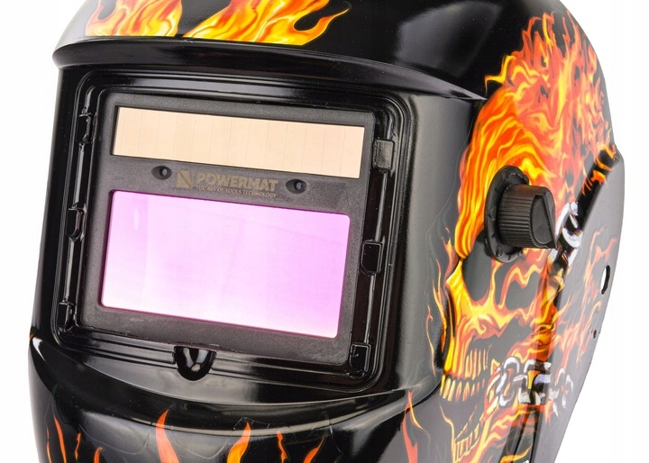 MASKA PRZYŁBICA SPAWALNICZA SAMOŚCIEMNIAJĄCA AUTOMATYCZNA LCD PŁYNNA REGULA Liczba sensorów 2