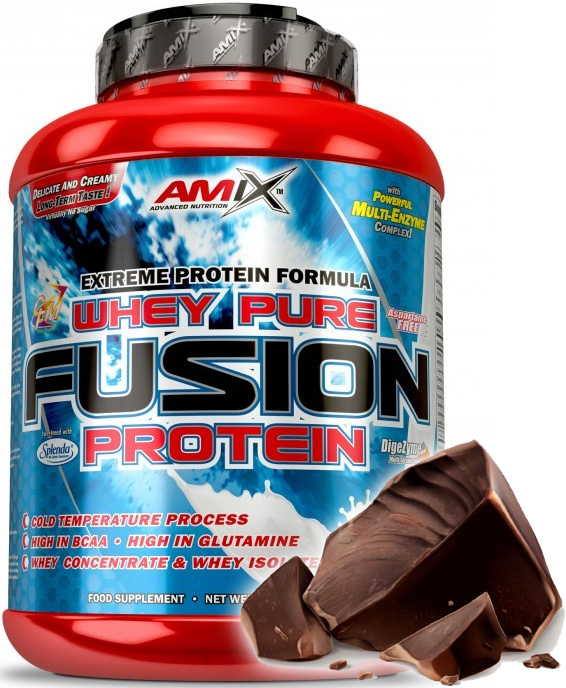 Amix Whey Pure Fusion 4000 g Bílkoviny Čokoláda