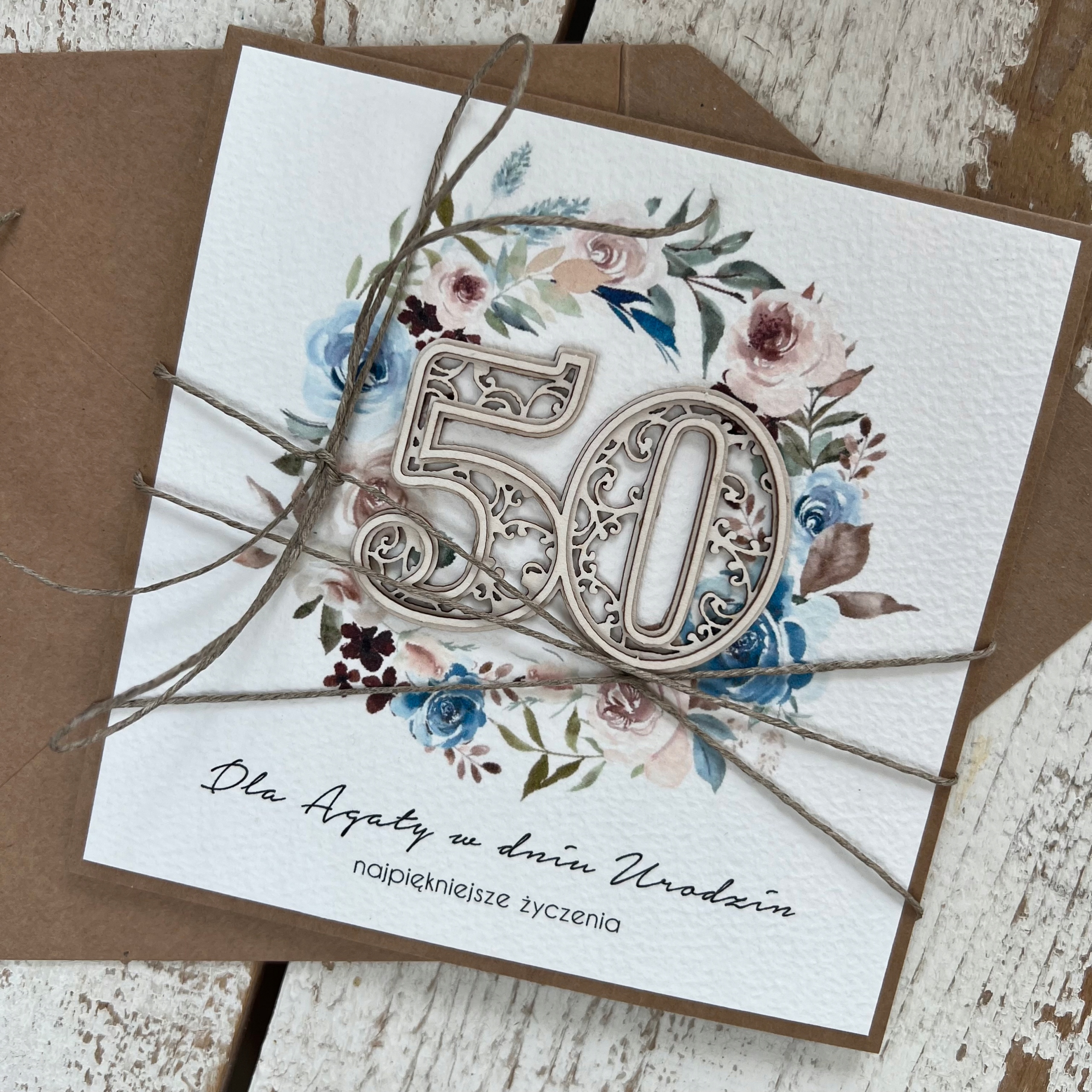 Pohlednice, dárek k padesátce, 50. narozeniny