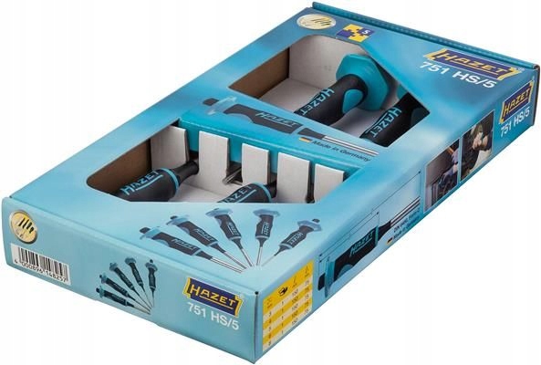 ZESTAW WYBIJAKA ZAWLECZEK 751HS 5 HAZET Producent code 751HS 5