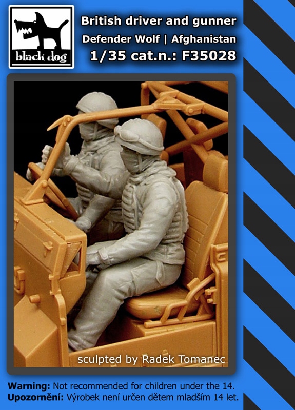 Black Dog F35028 1/35 britský řidič a střelec De