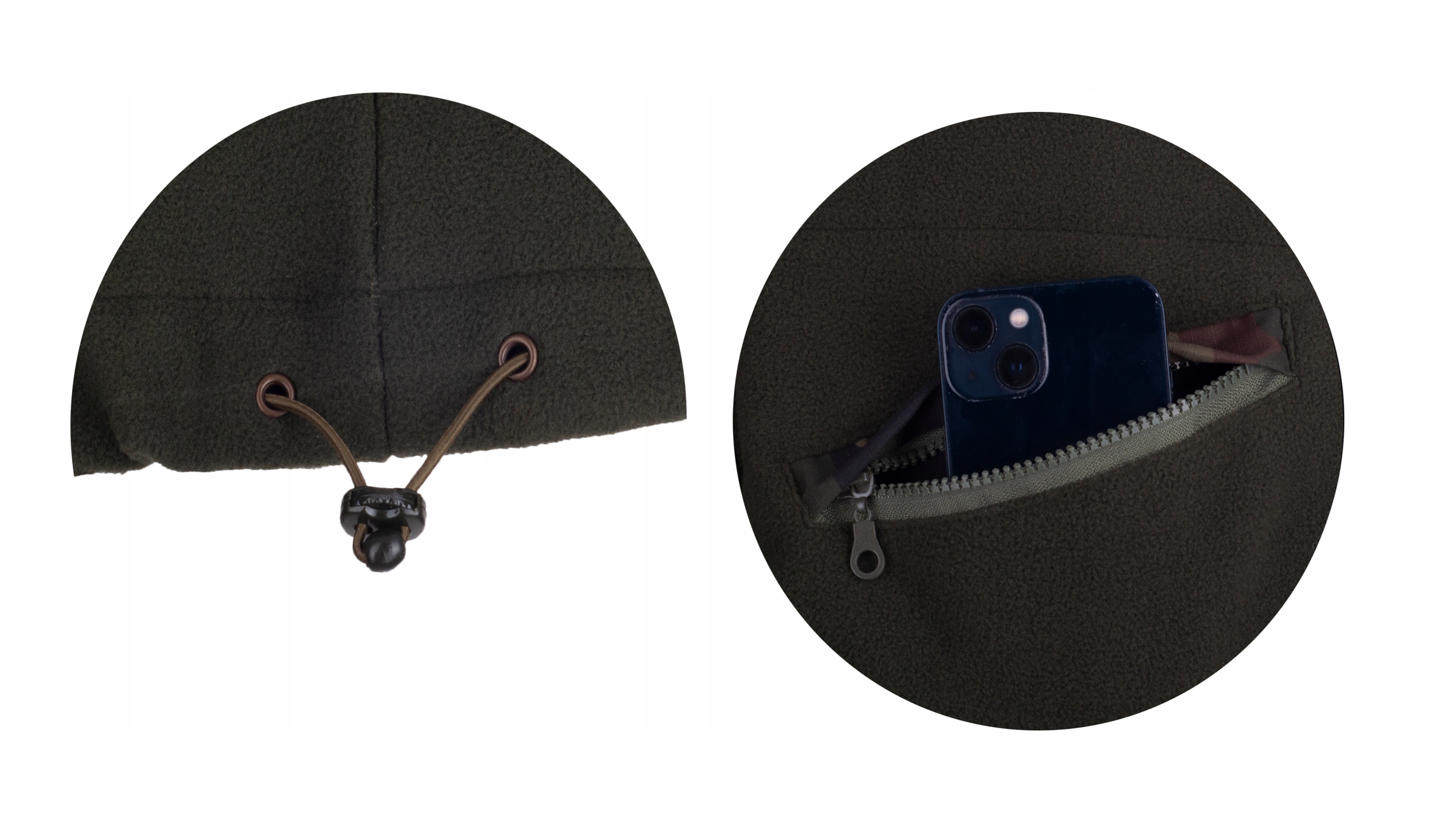 POLAR WOJSKOWY OLIWKOWY MORO BLUZA + FLAGI r. S Wzór dominujący bez wzoru