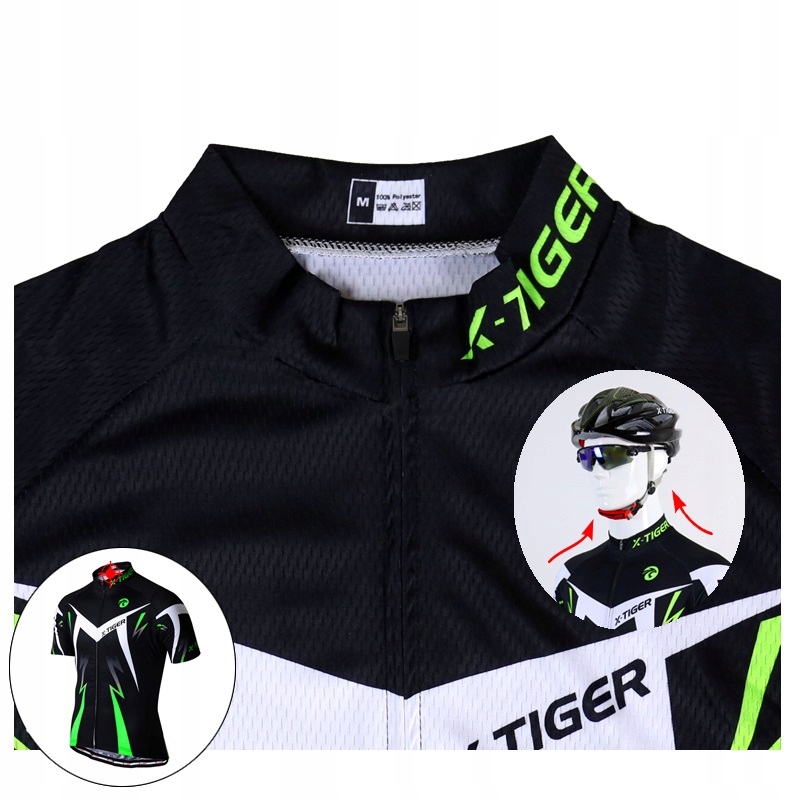 KOSZULKA DO JAZDY NA ROWERZE KOLARSKA WIOSENNA PRO Marka X-Tiger