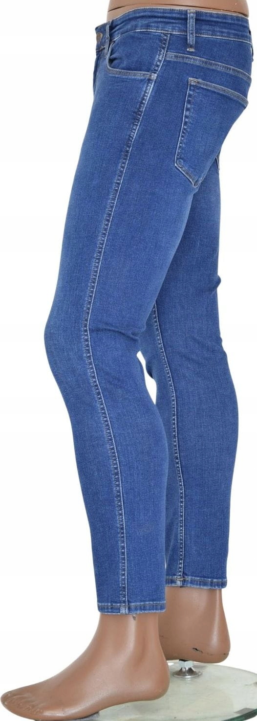 Pánské džíny Ventana 969-013 modré slim fit módní pánské kalhoty 36/30