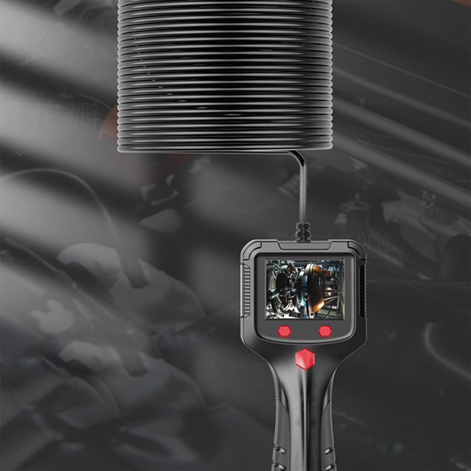 PRZENOŚNA KAMERA ENDOSKOPOWA DO KANALIZACJI IP67 WODOODPORNA EKRAN 2,4" EAN (GTIN) 0889997472010