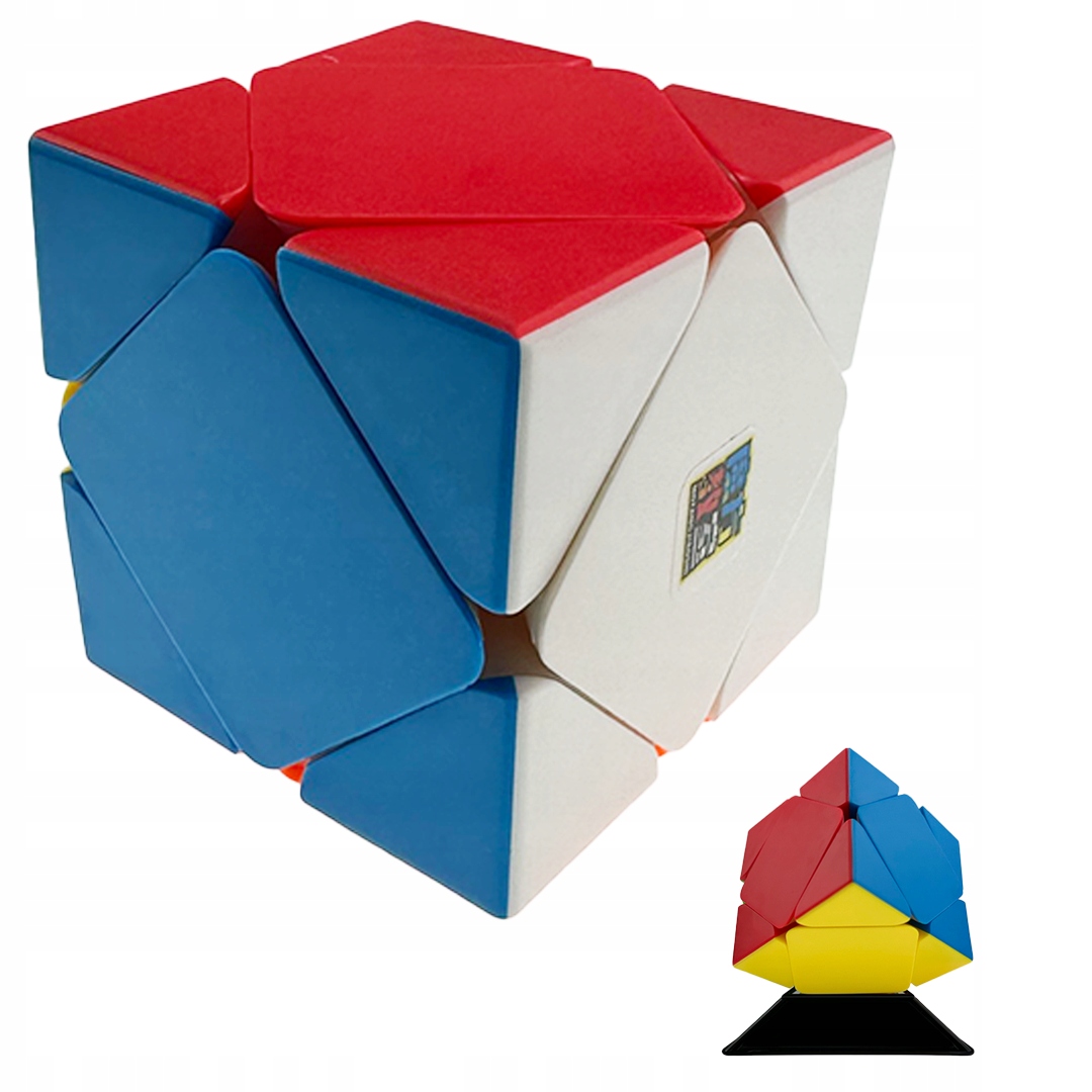 ZESTAW Kostka 2x2 + SKEWB ORYGINALNA + GRATIS Marka MoYu