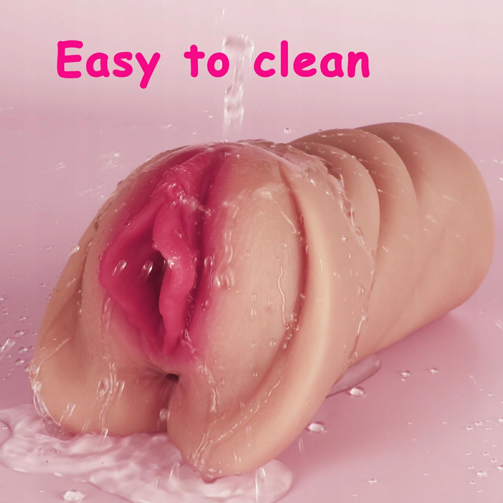 REALISTISCHER Masturbator 710g Silikon 3D Klitoris Dla Mężczyzn 2w1 — miniatura 3