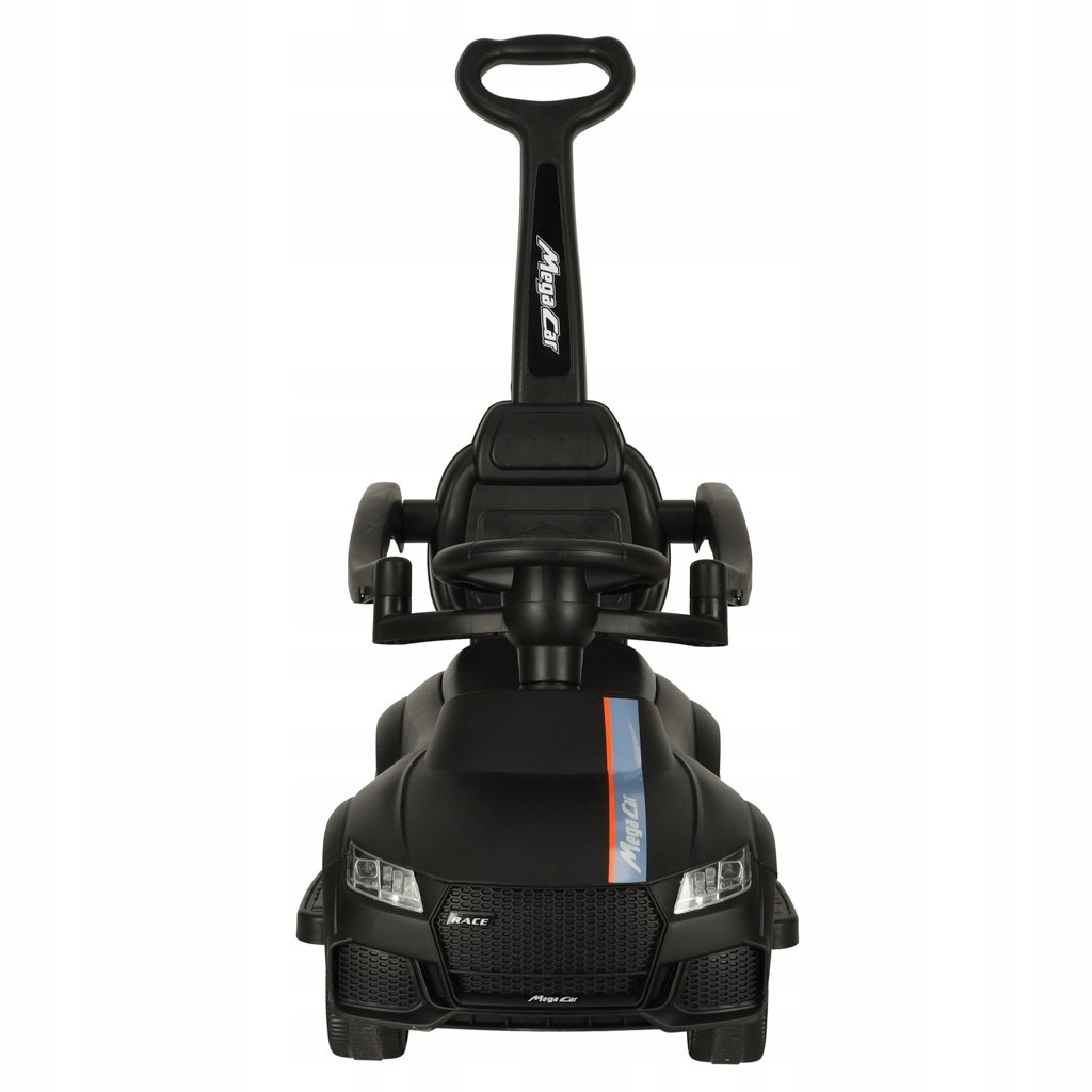 SAMOCHÓD JEŹDZIK PCHACZ Z DŹWIĘKIEM I ŚWIATŁAMI CZARNY RĄCZKA Marka Ikonka