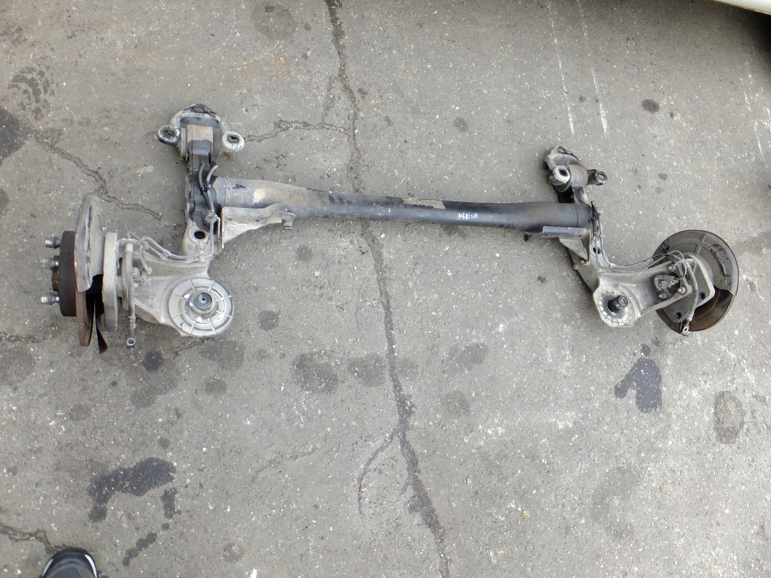 sider axis springing rear part opel meriva B 2011r