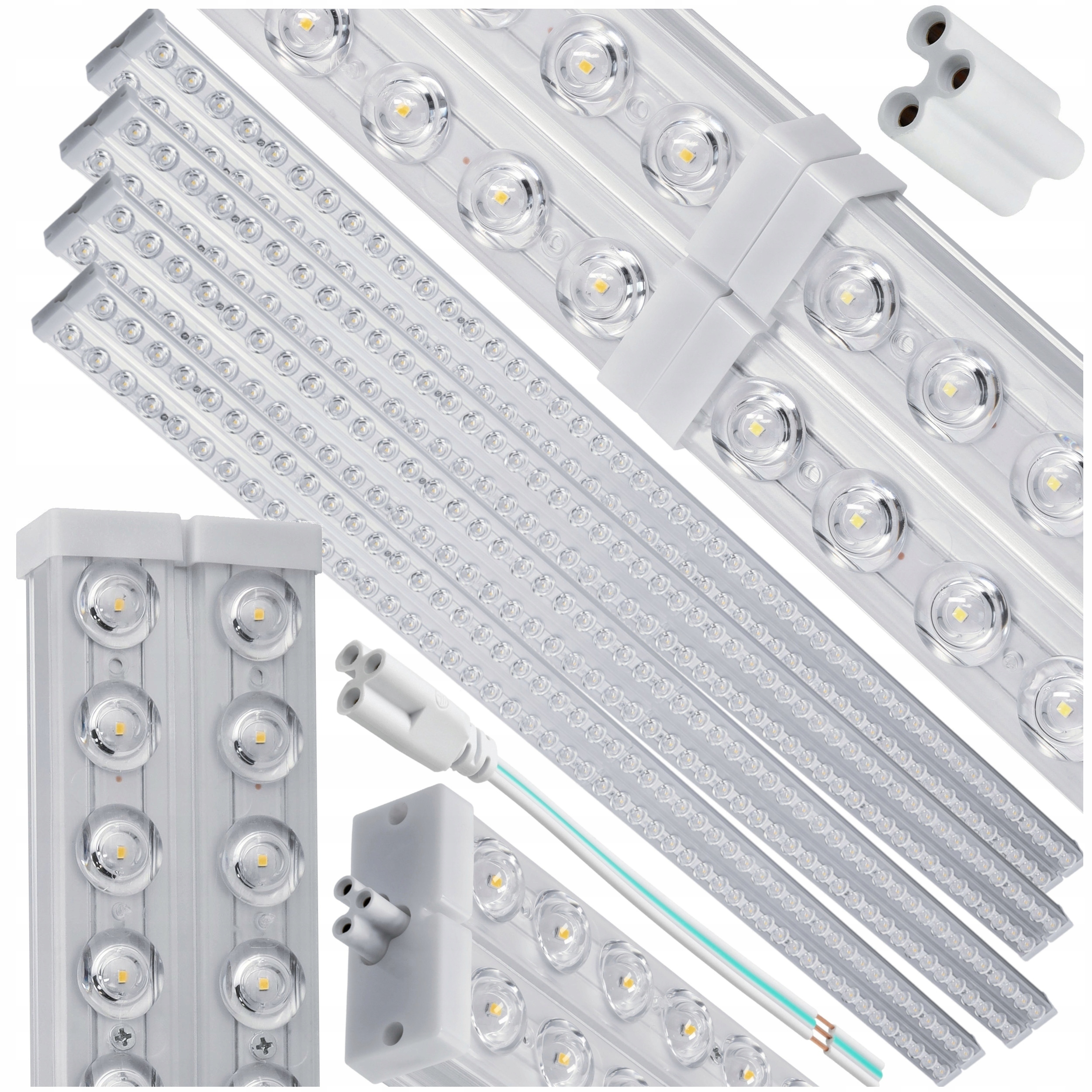 4x Led panel svítidla do garáže pro dílnu 120 cm 72W 7200lm 4000K Silné