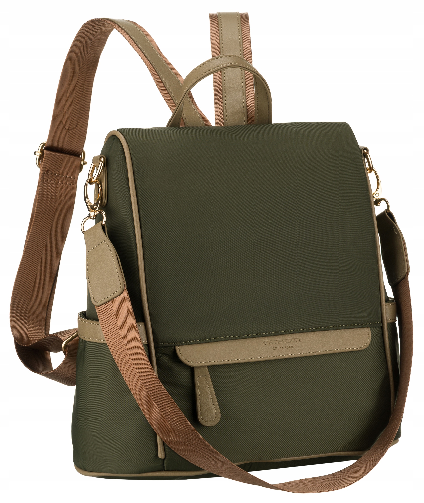 Batoh městský dámský prostorný batoh módní a bezpečný Peterson