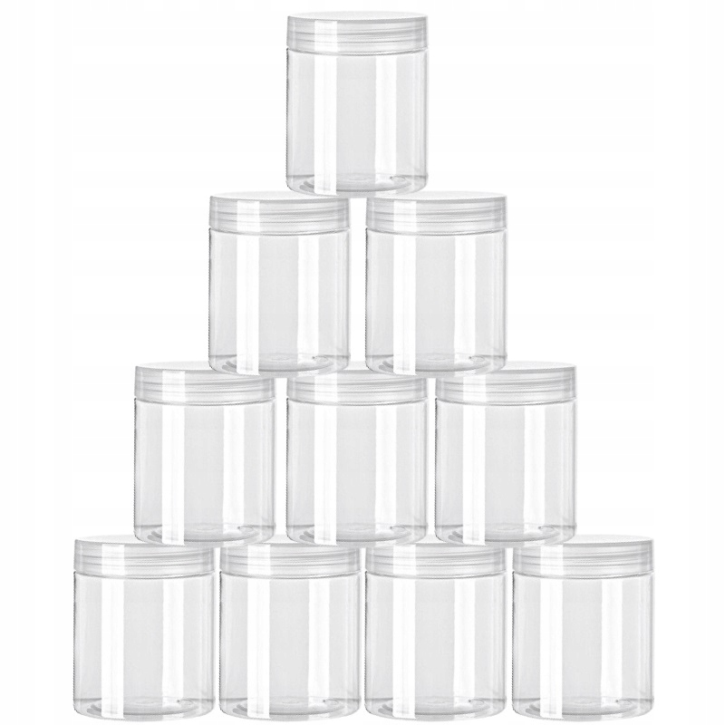 Pojemniczek zakręcany słoiczek pojemnik 50ml 10szt