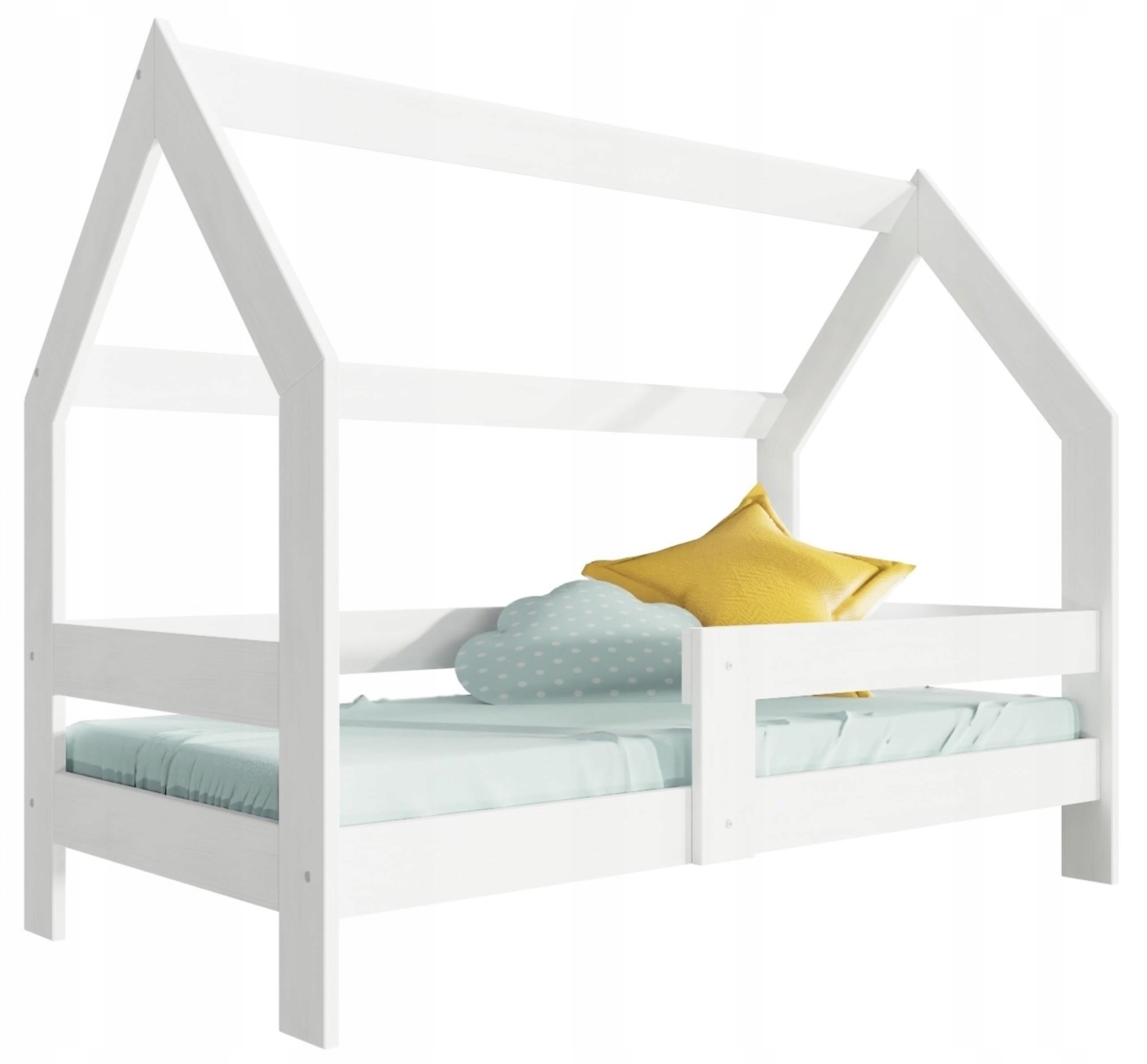 Detská posteľ HOMKI VYSOKÝ biely dom s držiteľa