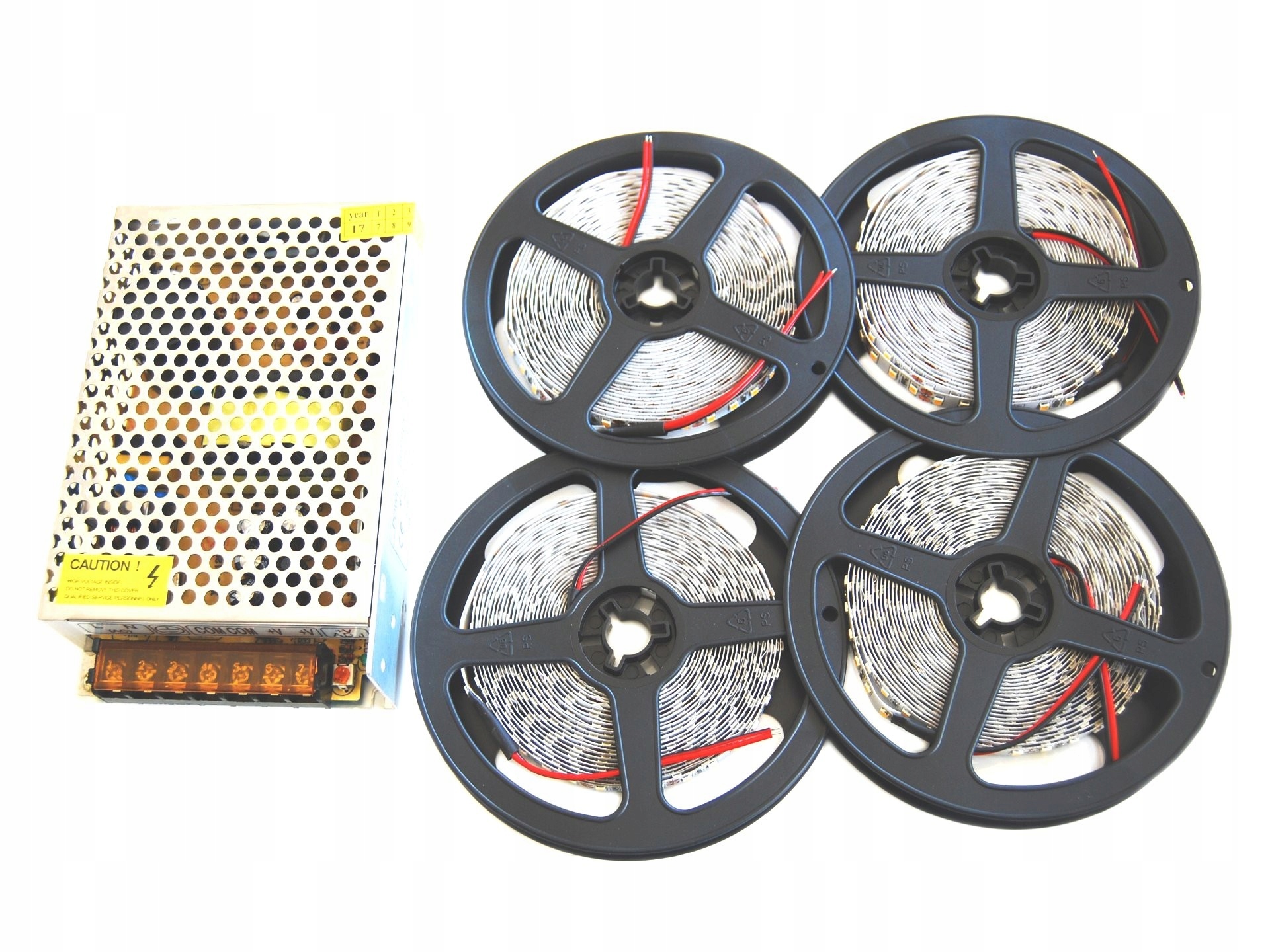 ZESTAW Taśma LED 1200 Diod 2835 20m Biała ZIMNA