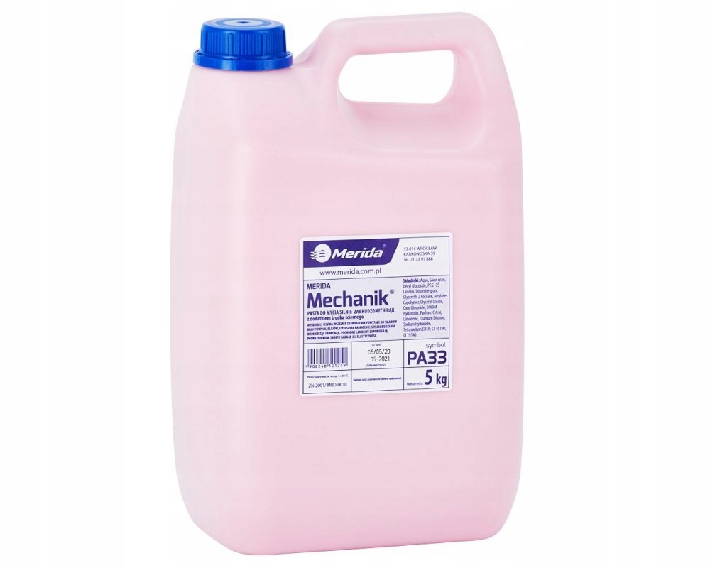 Паста для мытья рук Merida Mechanic 5L лимон
