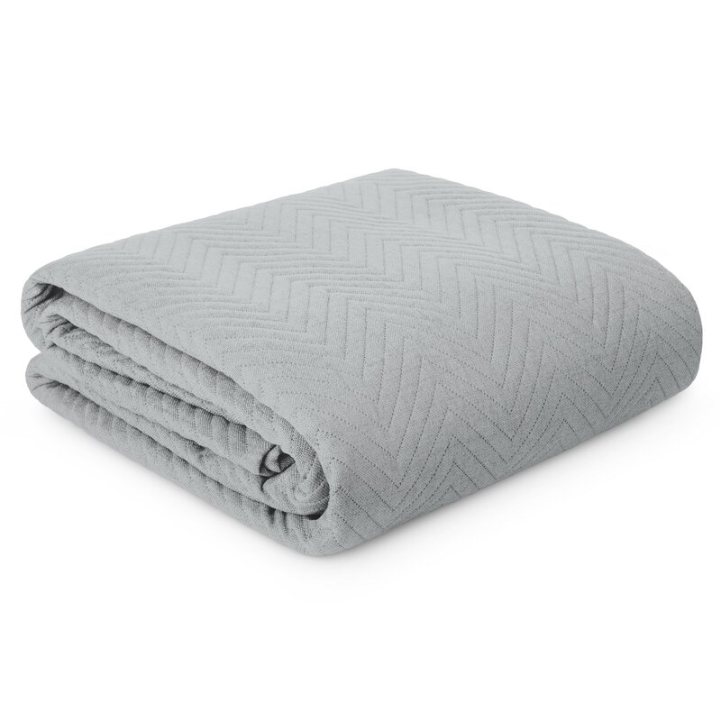 Narzuta Na Łóżko LEN3 220X240 Srebrny