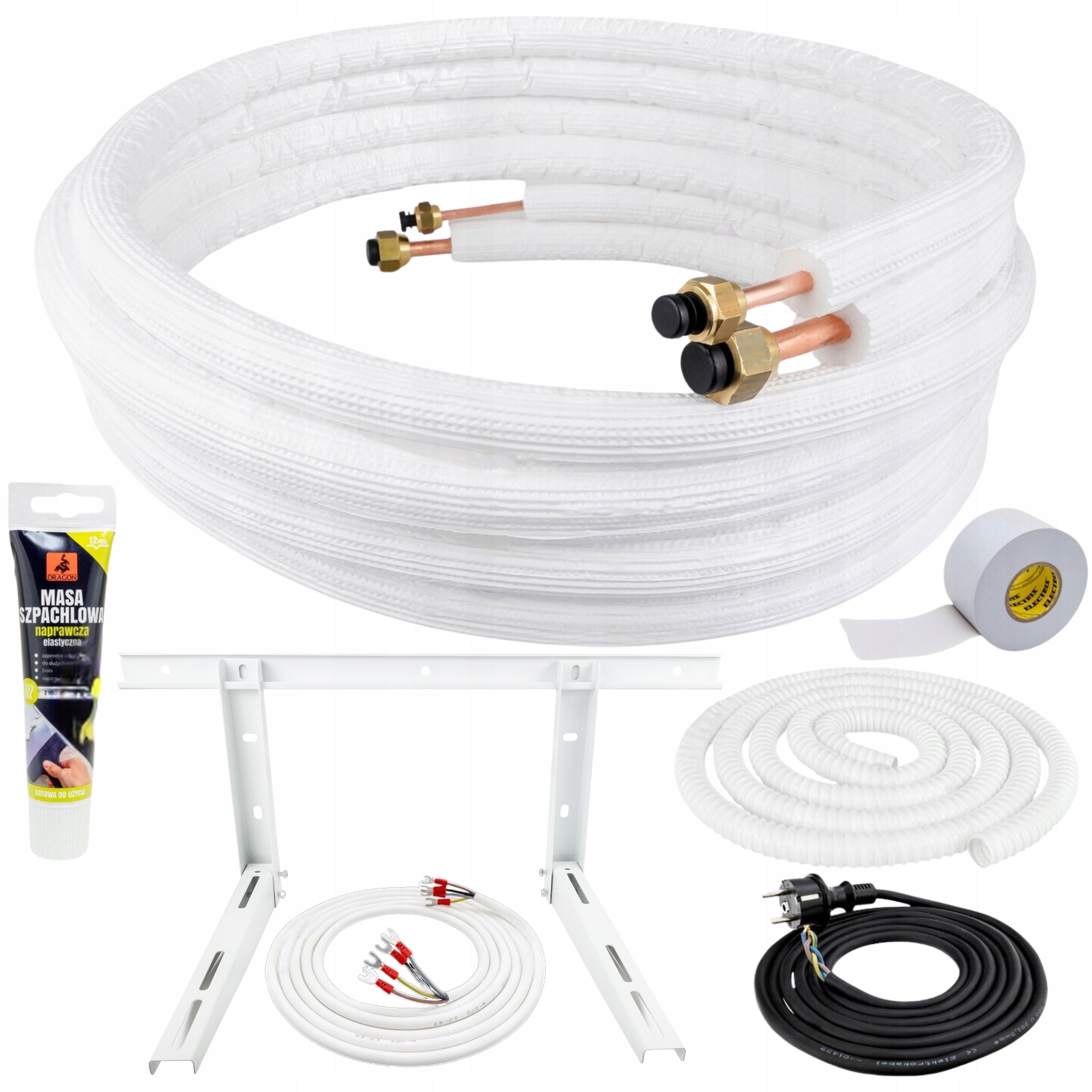 Set Na Samostatnú Montáž Klimatizácie do 5 Kw Medená rúra 3 m