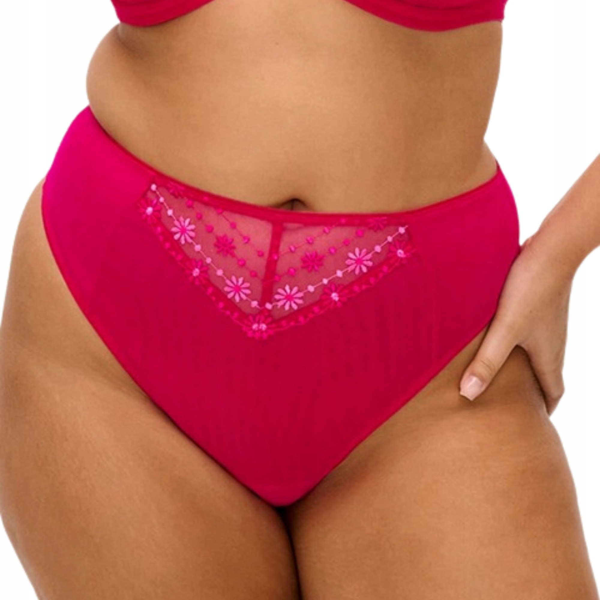 Kalhotky kalhotky vysoké Elomi Matilda EL8909HOK Hot Pink růžové L