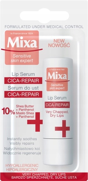 

Mixa Serum Cica Repair spierzchnięte suche usta