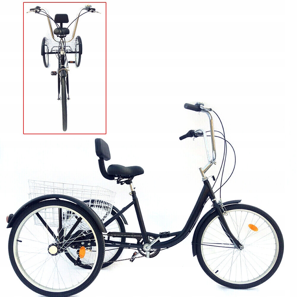 Rower trójkołowy dla dorosłych 24 cale Marka inna