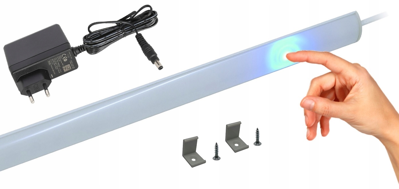 Listwa meblowa narożna LED szafkę 100cm REGULACJA