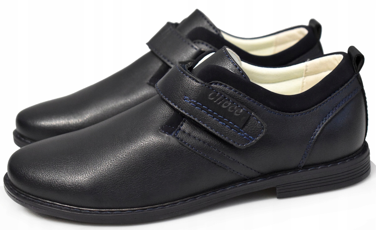 Clibee Komunijne Granatowe BUTY Wizytowe Lekkie Rzepy (33 34 35 36 37) - 32 Rozmiar (new) 32