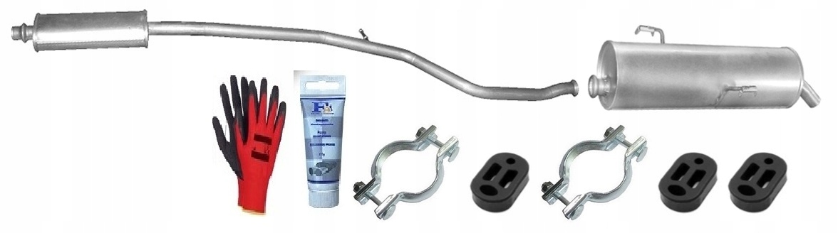 Peugeot 206 1.6i 16V 81kW (2000-10/2005) sada Tlumičů Výfuku Hatchback bonus