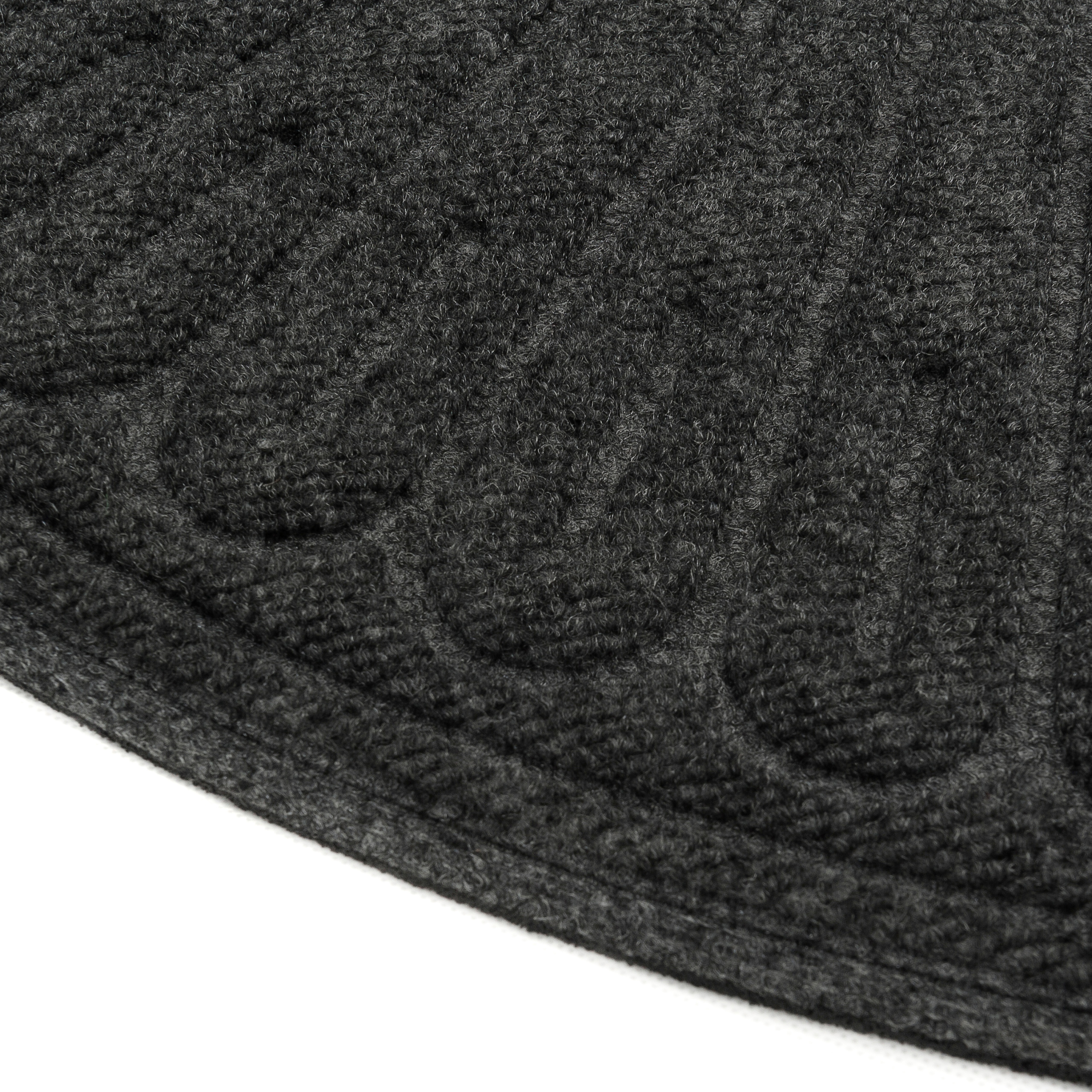 WYCIERACZKA ZEWNĘTRZNA PRZED DRZWI PÓŁOKRĄG MATA DO BUTÓW 60x90CM CZARNA Długość 90 cm