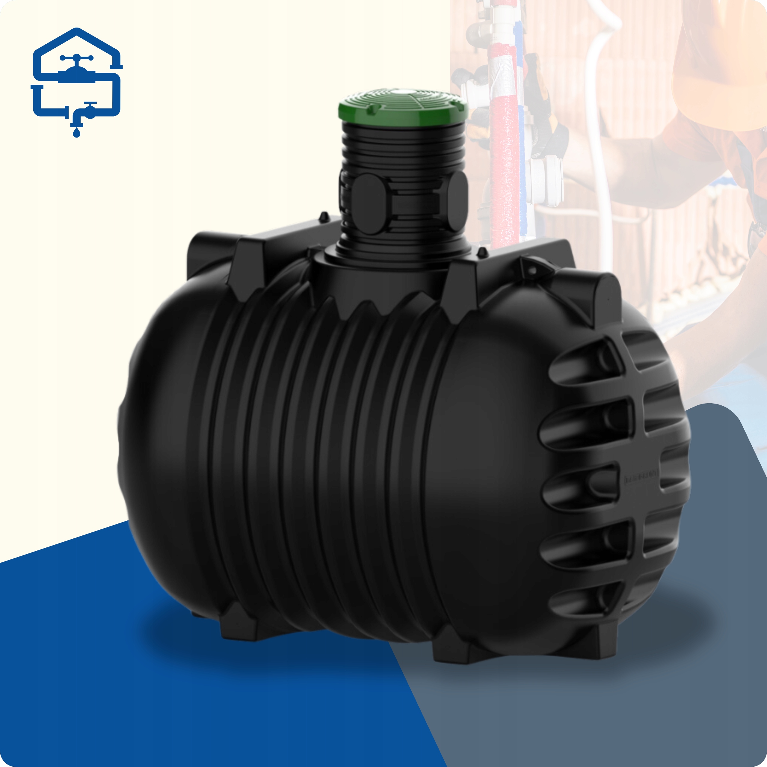 Atestowany Zbiornik Bezodpływowy Szczelny 3000L Wytrzymały 3000 Raptor ROD EAN (GTIN) 5906214821118