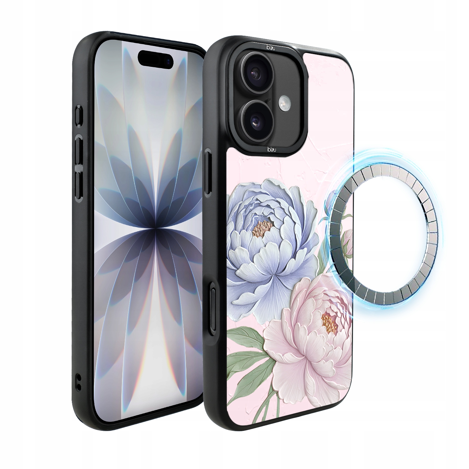 Pouzdro pro iPhone 17 Ibizu DropGuard Matt s MagSafe, Pivoňkově růžové