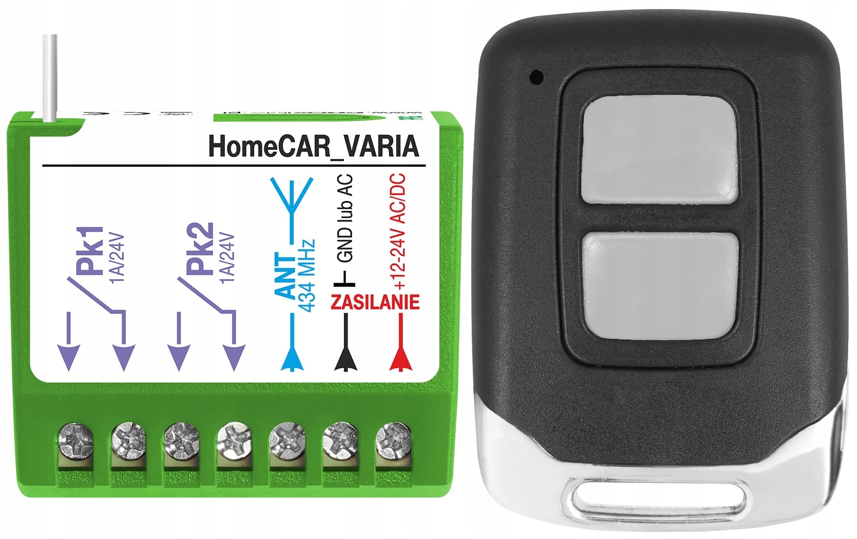 Sada na ovládanie brány z auta Homelink Eu/usa univerzálna 315/433 MHz