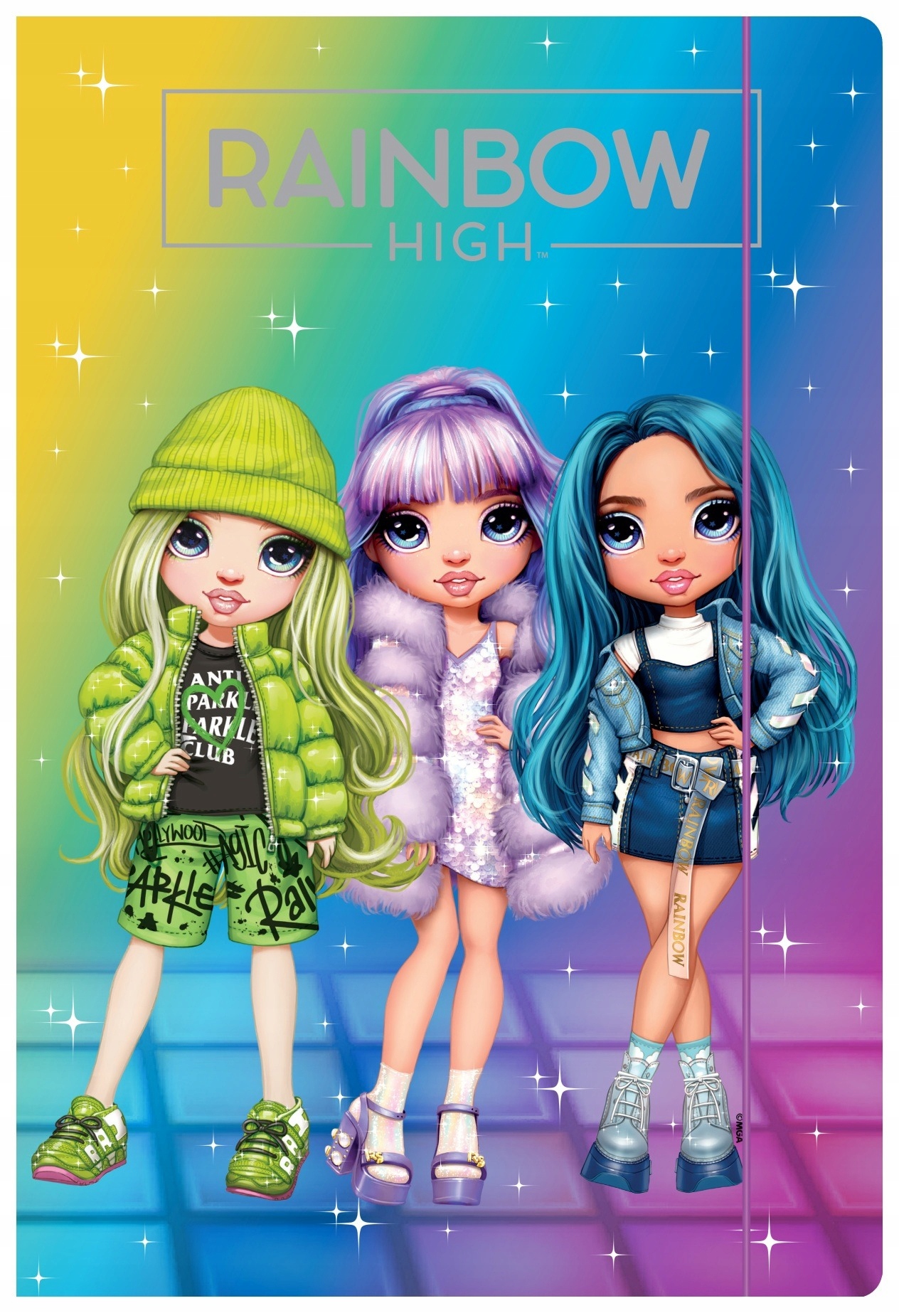 

Teczka z gumką A4 Rainbow High Astra Mix