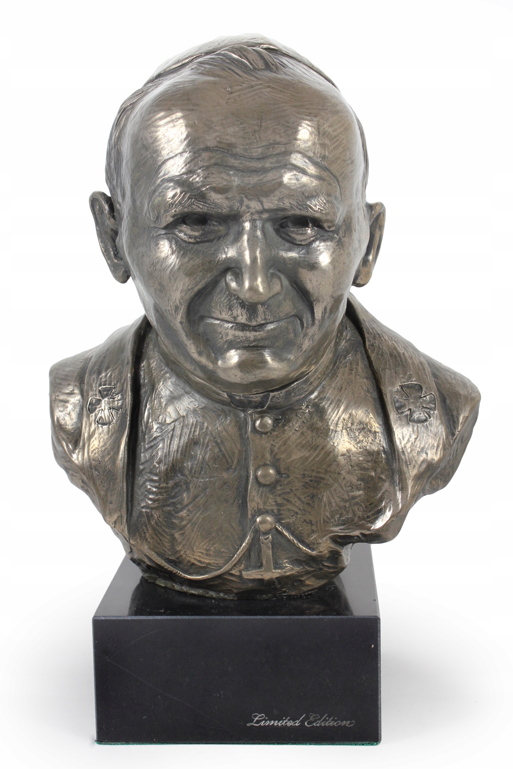 Ján Pavol II. starší busta na mramore, soška, trofej, odmena