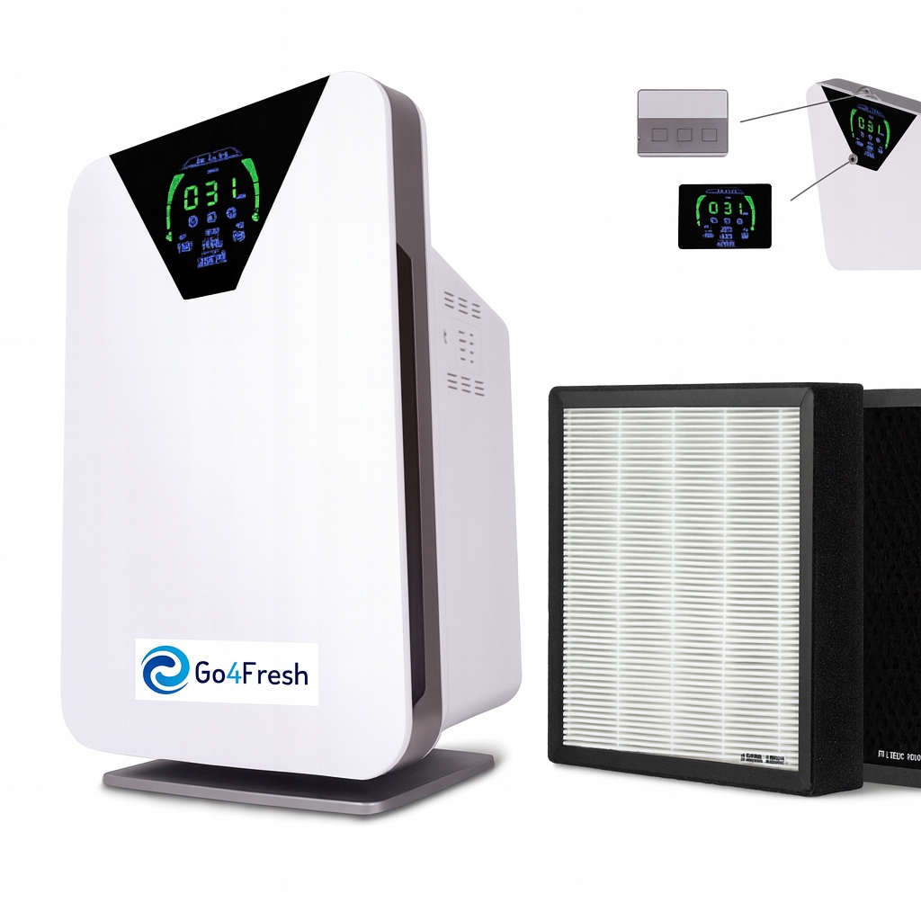 GO4FRESH Comfort Čistička Vzduchu Ionizátor Filtr Dárek Pro Babičku