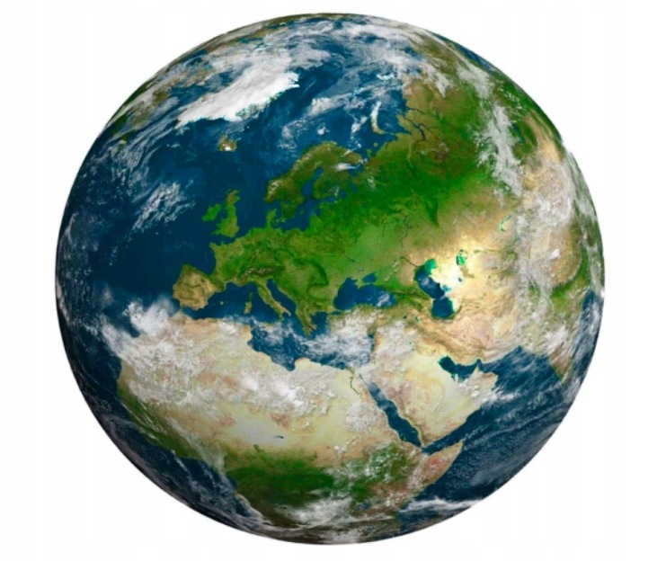 Puzzle Globus Ziemia Europa 1000 Szt Elementów