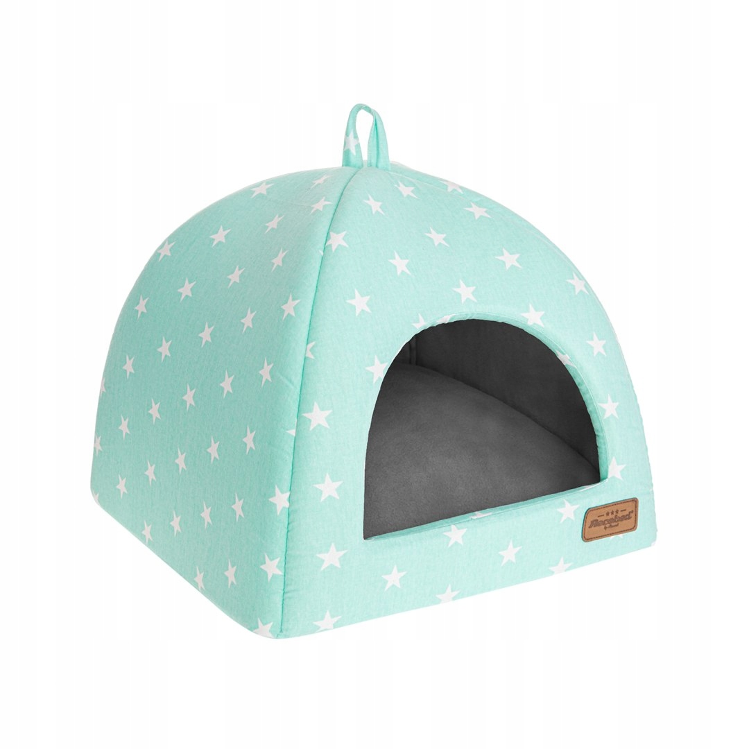 

Budka dla psa i kota Stars mint S 40 x 40 cm