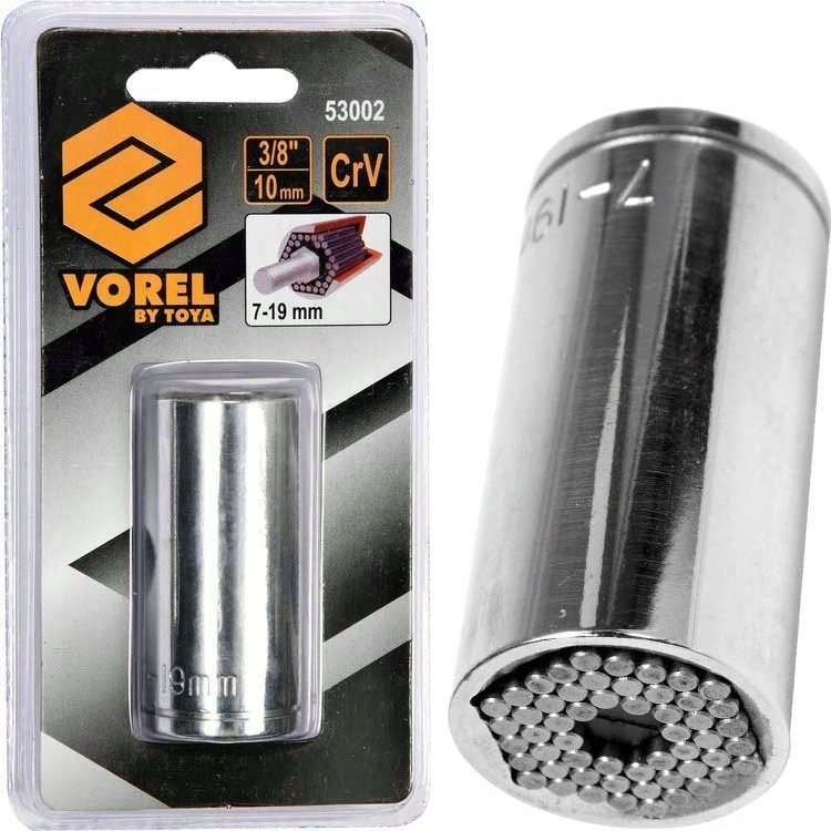 Vorel Nasadka Uniwersalna Igiełkowa 3/8 7-19mm