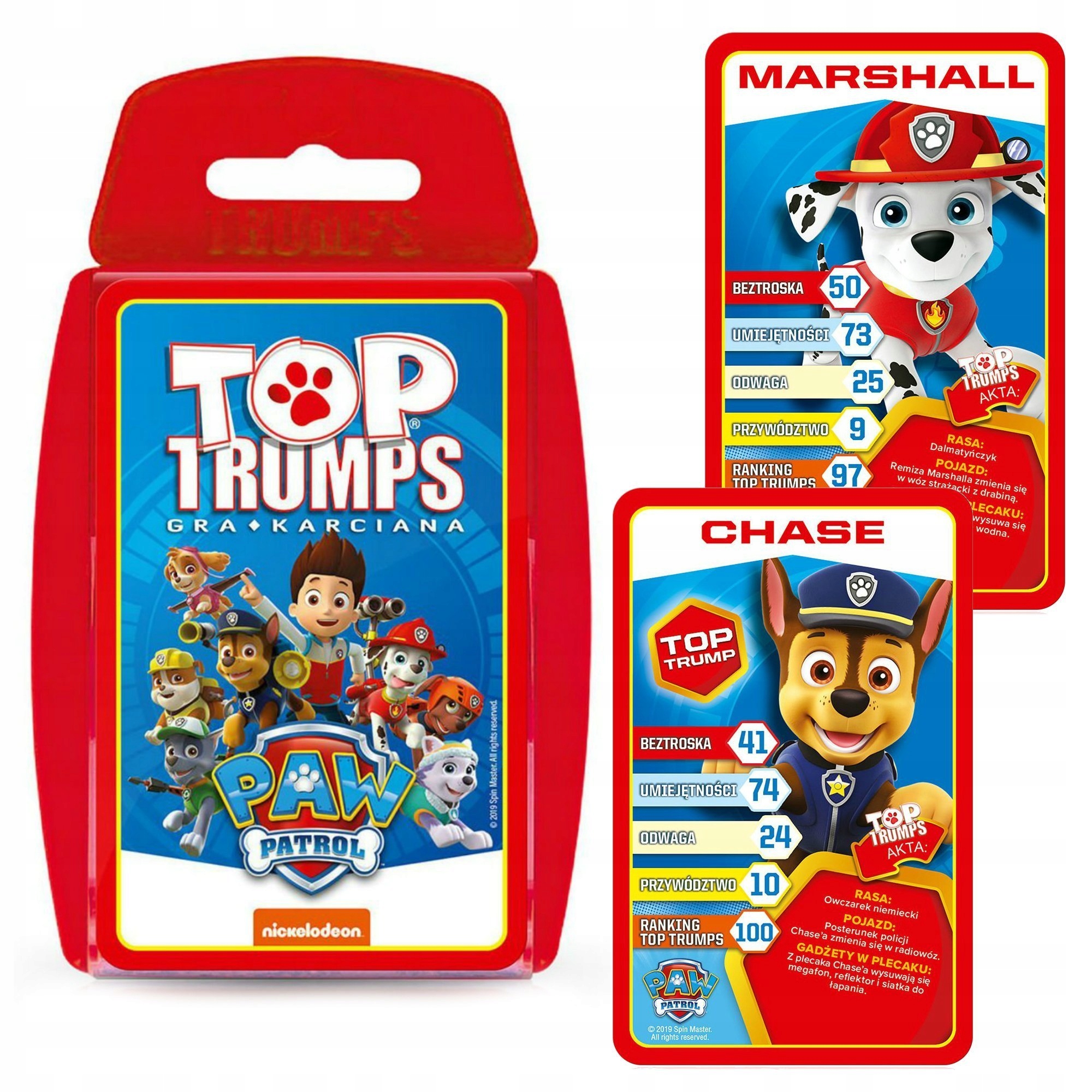 

Gra Karciana Psi Patrol Top Trumps Dla Dzieci
