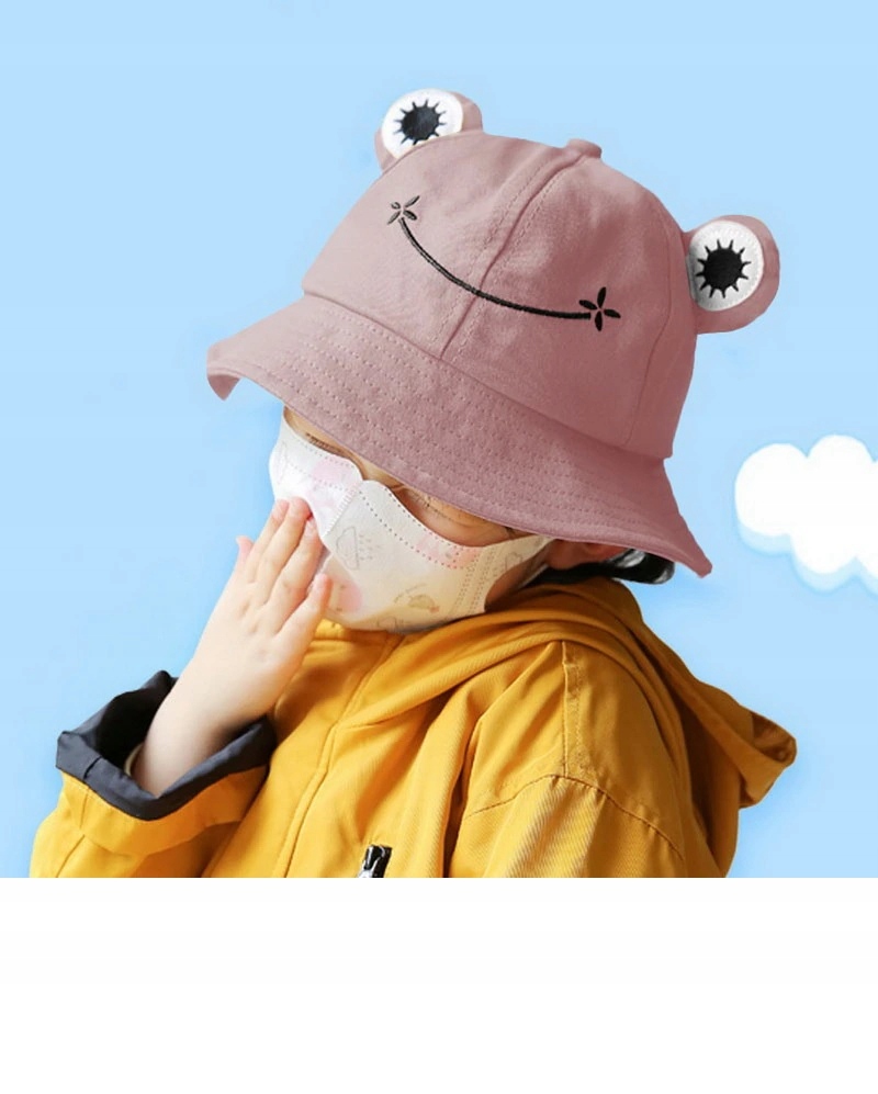 KAPELUSZ RYBACKI BUCKET HAT ŻABA DLA DZIECKA WIOSENNY Marka Inna marka