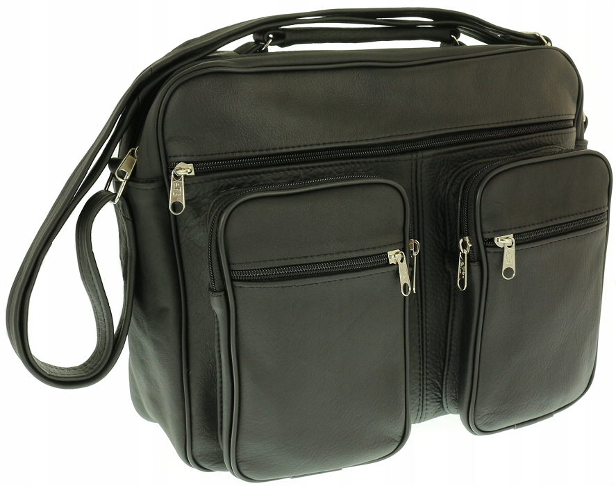 Velká taška přes rameno kabelka přes rameno Kožená pevná A4