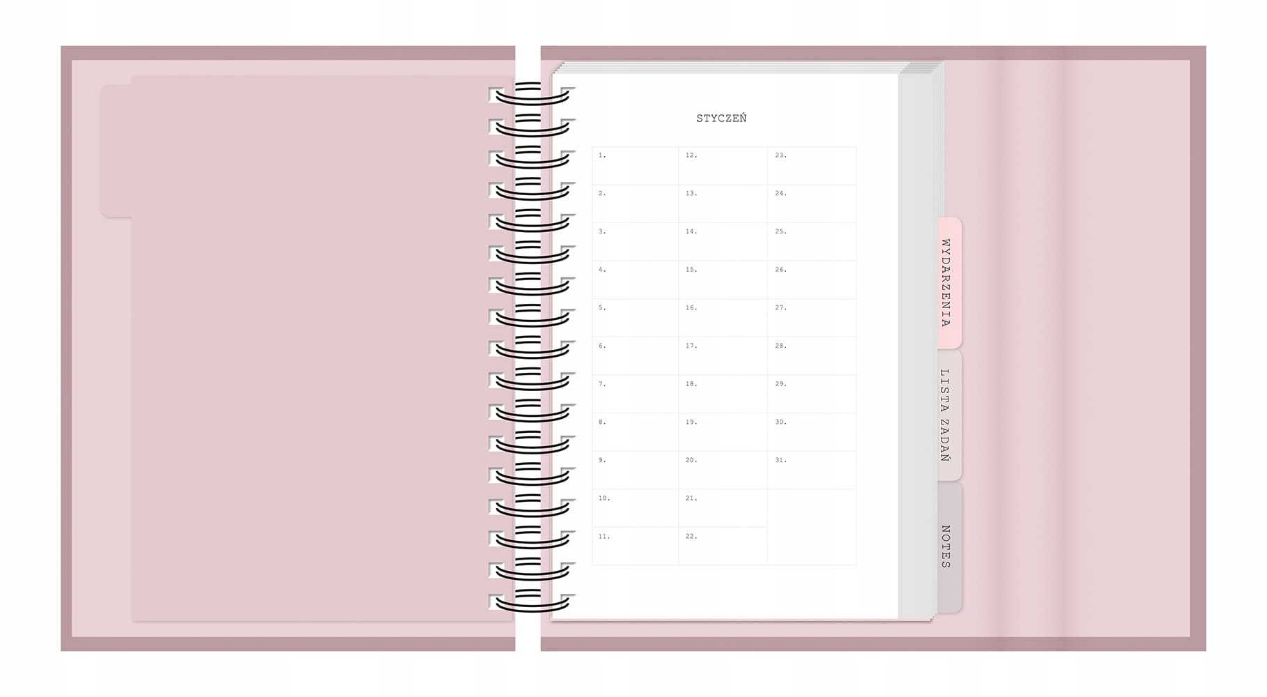 Interdruk Organizer B6 105 ZAM.NA MAGNES WOMAN Kod producenta 7914