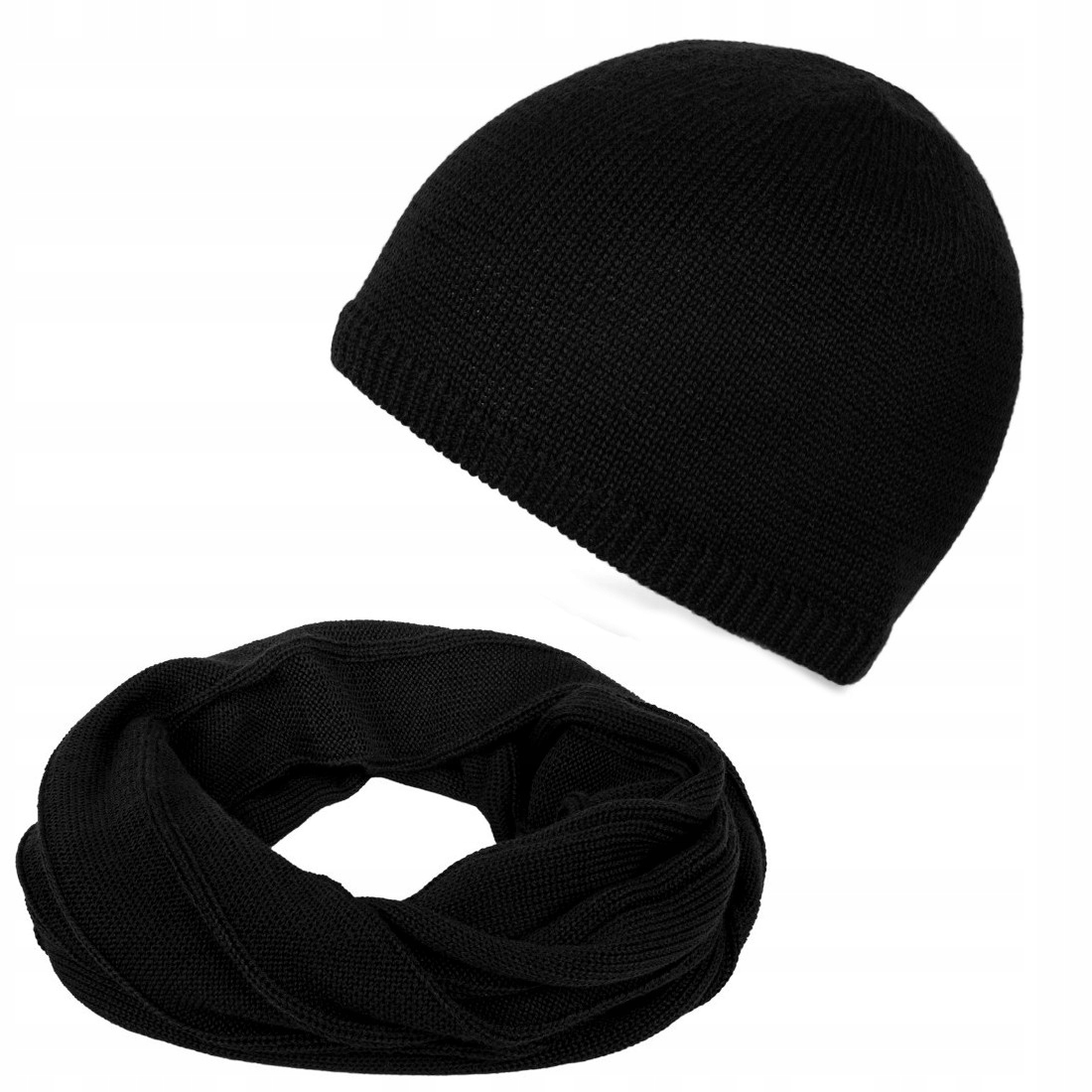 

Zestaw Zimowy Czapka A-08 I Komin D-09 ZZ-08-BL