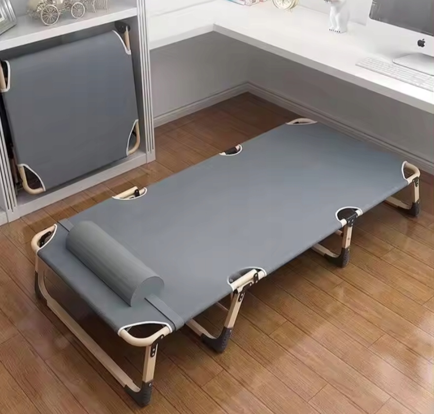 Łóżko Turystyczne Łóżko Składane Łóżko Polowe Regulowane Premium