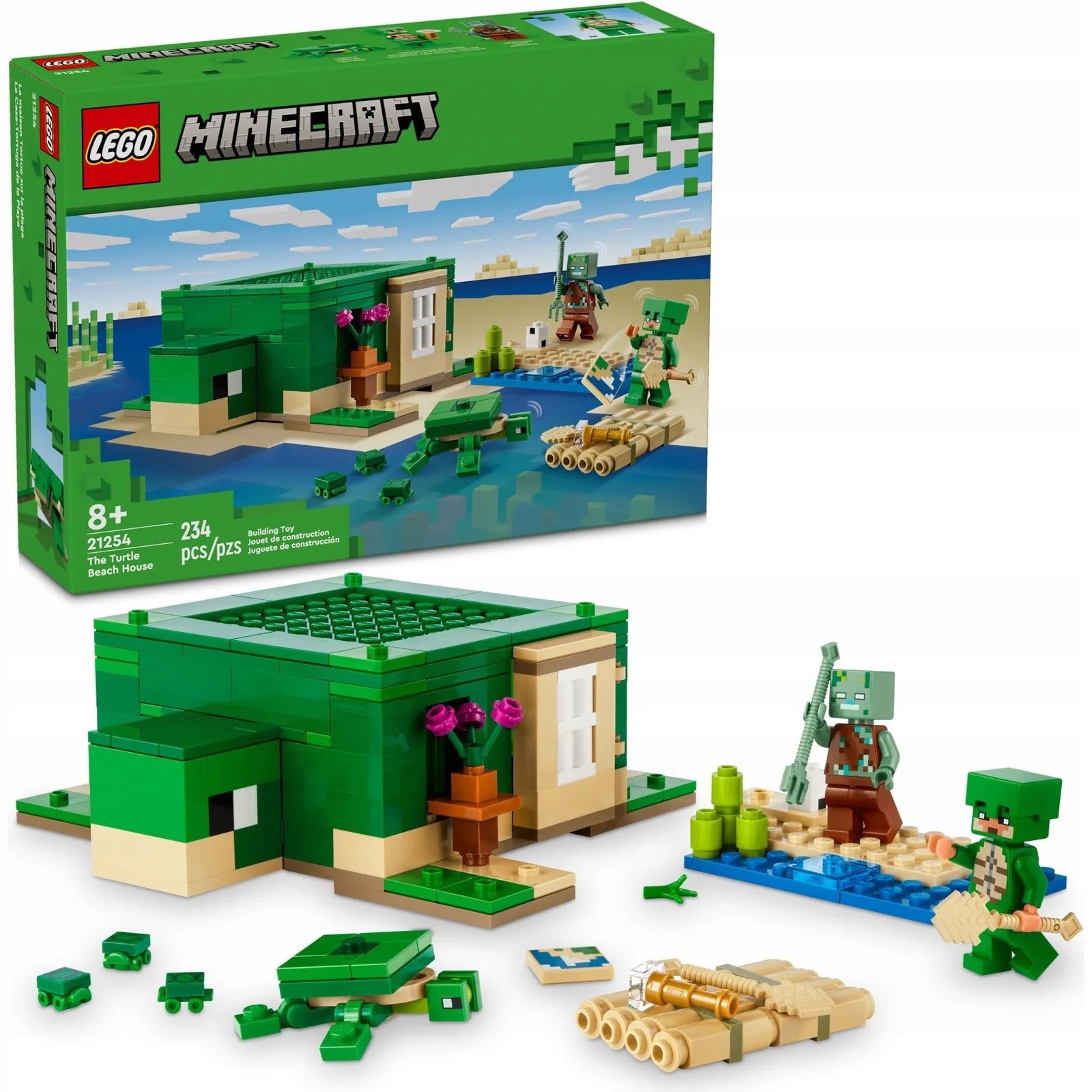 Lego Minecraft 21254 Domeček na pláži pro želvy