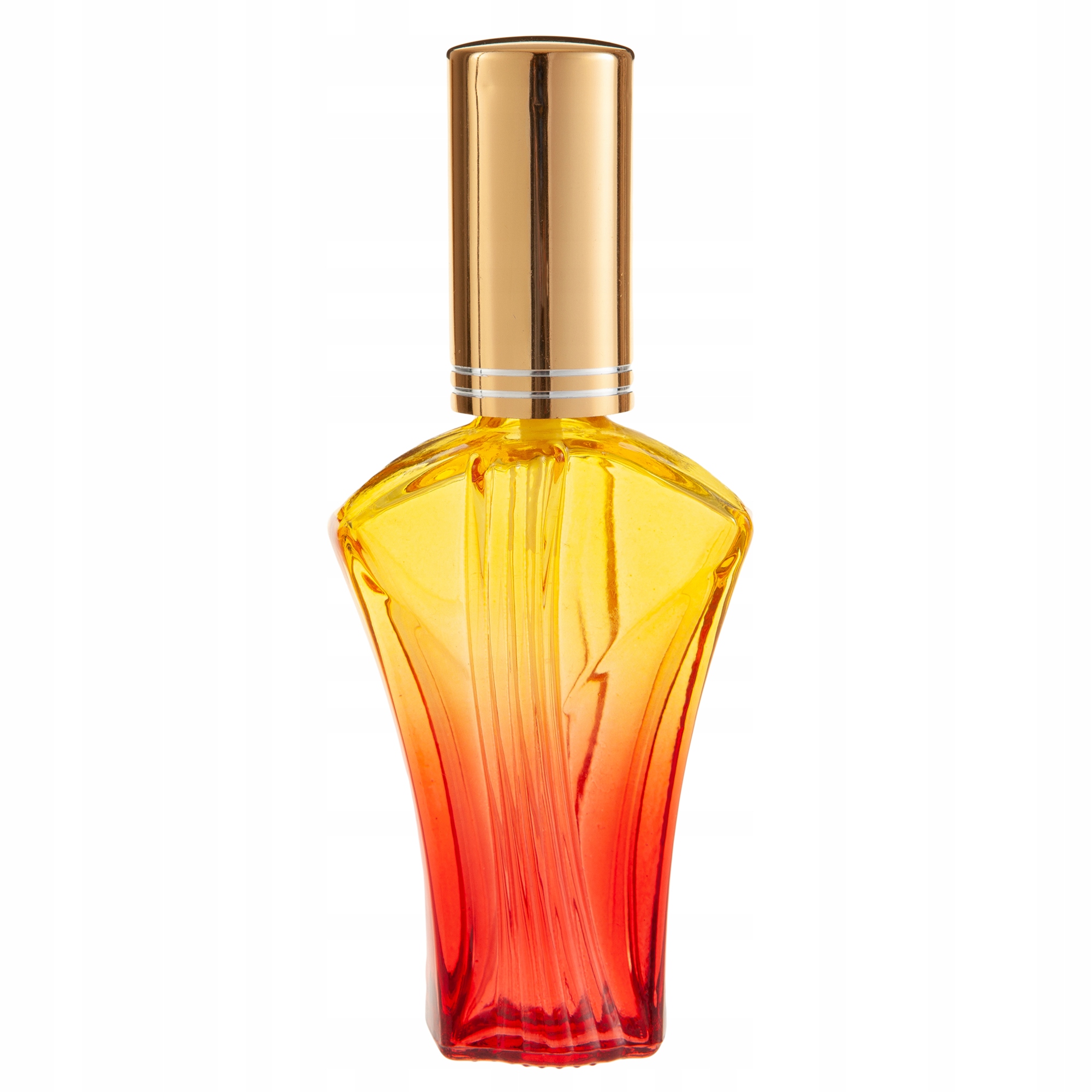 BUTELKA SZKLANA OZDOBNA NA PERFUMY ATOMIZER ALUMINIUM - 35 ML!