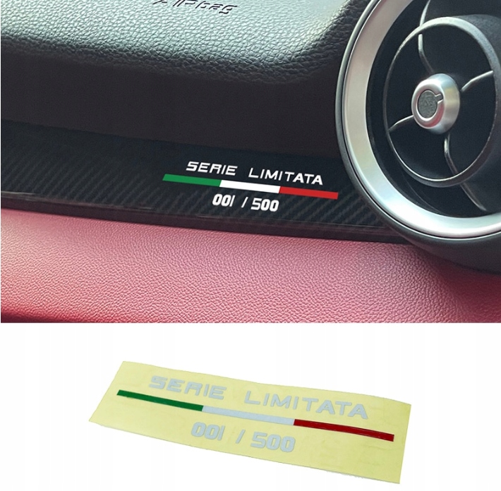 ALFA ROMEO SERIE LIMITATA 01/500 EDYCJA LIMITOWANA