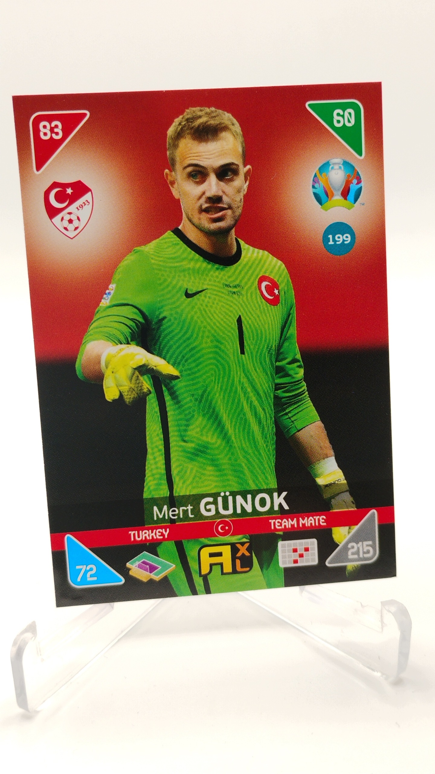 Panini Euro 2020 Kick Off 2021 Team Mate 199 Mert Gunok Turcja