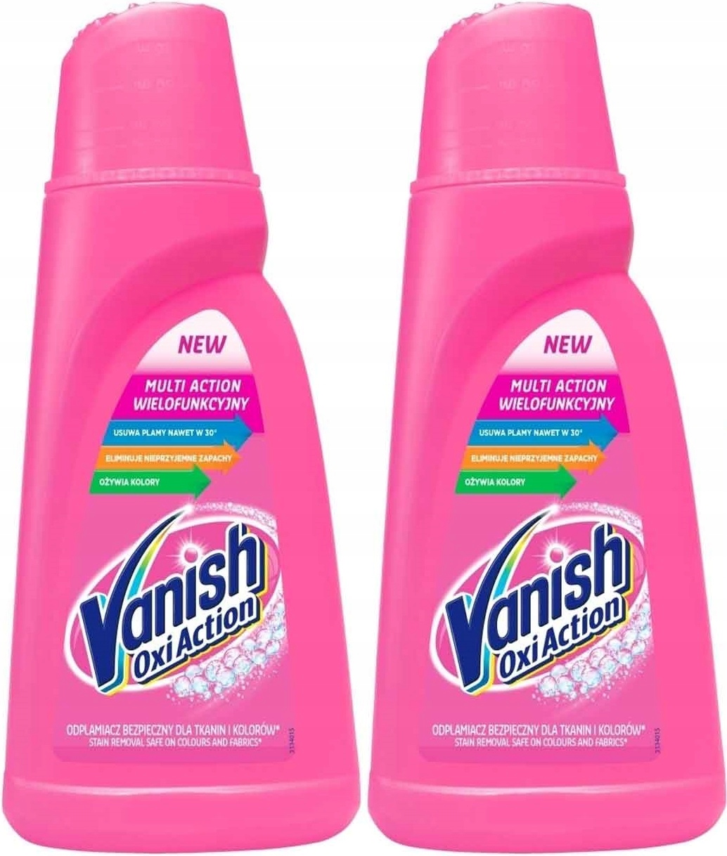 

Vanish Oxi Action Pink Odplamiacz w Płynie 2x1 L