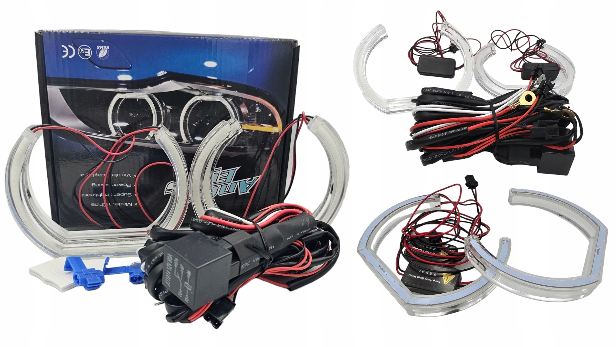 Crystal White Led Kroužky Bmw Bmw F10 F13 2011-2016 Bmw F30 F31 2013 -2016